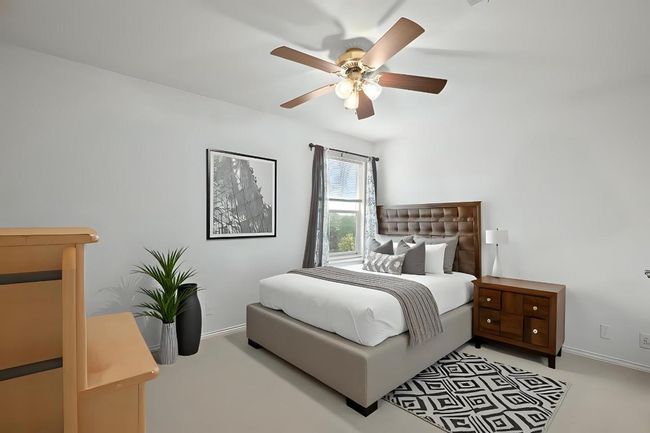 Bedroom with baseboards and a ceiling fan | Image 17
