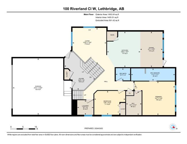100 Riverland Close W, Home with 4 bedrooms, 3 bathrooms and 5 parking in Lethbridge AB | Image 48