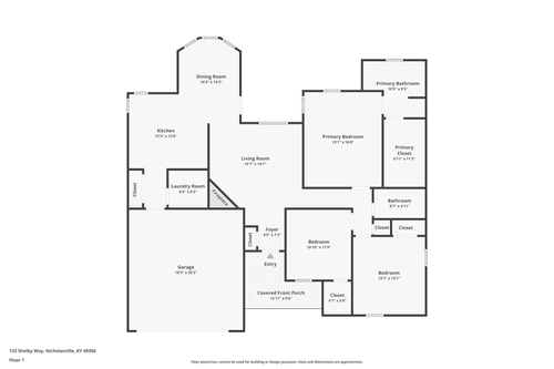132 Shelby Way, Nicholasville, KY, 40356-2695 | Card Image