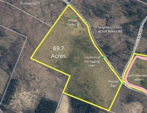 0 Rowell Rd, Vershire, VT, 05079 | Card Image