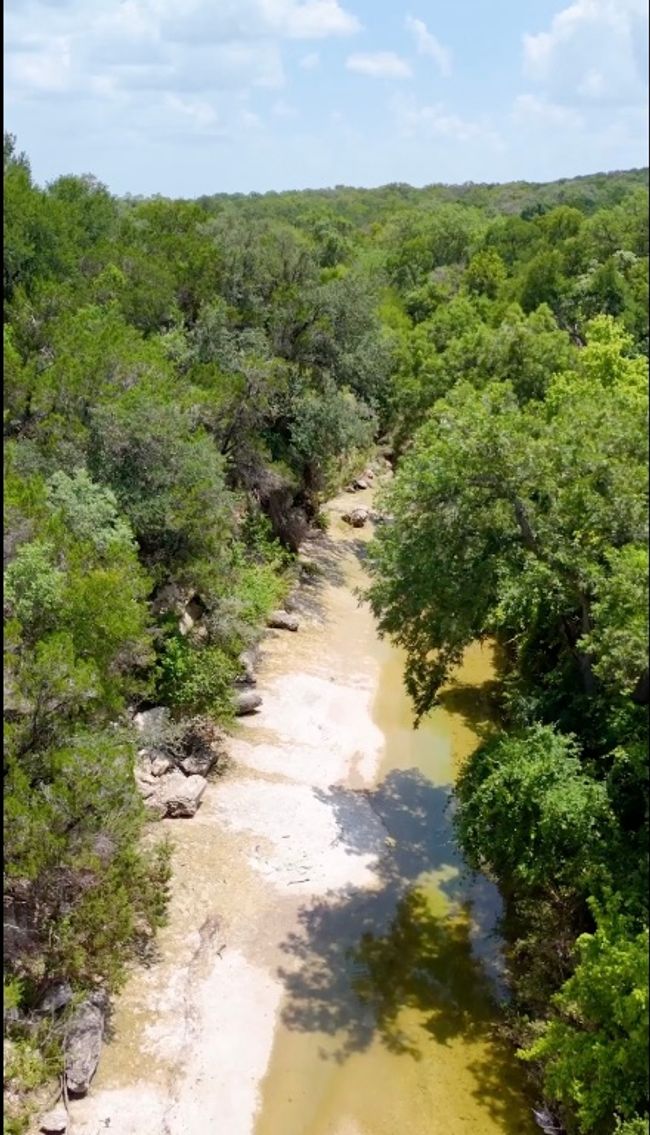 Aerial view of community access to Walnut Creek and private hiking trails. | Image 37