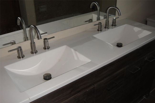 Master bath has new double sinks, cabinet and faucets! | Image 16