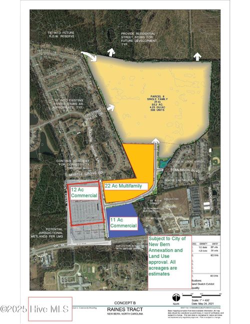 12 Acres M L King Jr Blvd, New Bern, NC, 28560 | Card Image