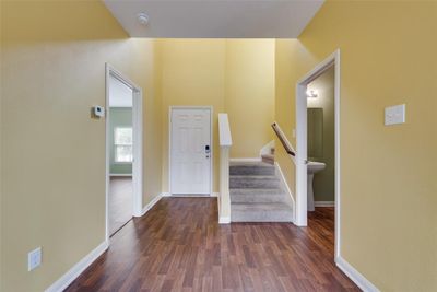 Entrance foyer featuring dark wood-type flooring | Image 3