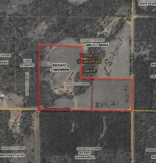5 Acres Grundy Road, SKANAWAN, WI, 54442 | Card Image