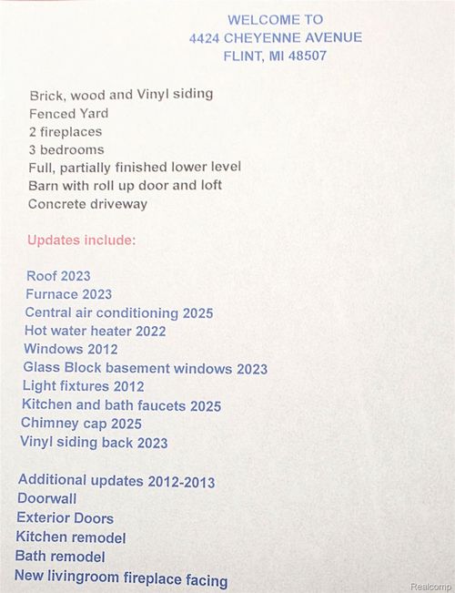 4424 Cheyenne Ave, Flint, MI, 48507-2824 | Card Image