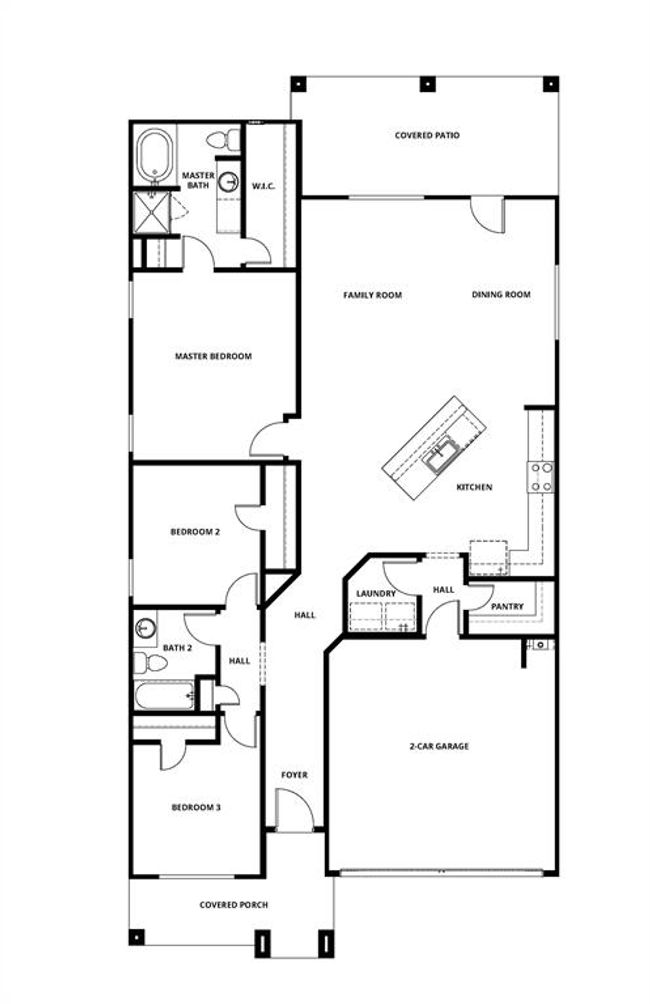 3004 Myrtle Sunset Dr, House other with 3 bedrooms, 2 bathrooms and 2 parking in Katy TX | Image 14