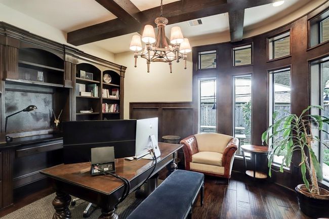 Downstairs private study located at the rear of the home. | Image 16