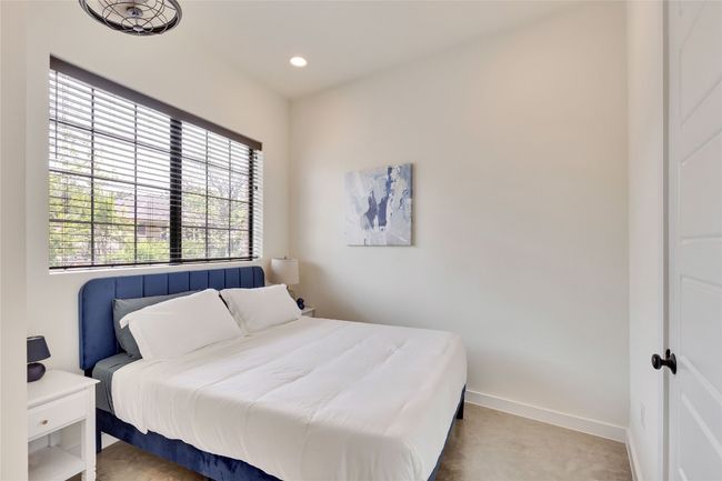 Carpeted bedroom featuring recessed lighting and baseboards | Image 35