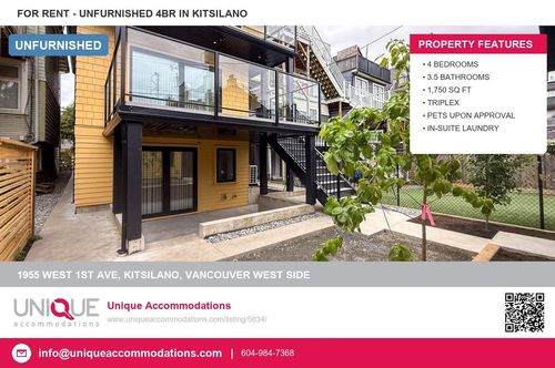 1955 W 1st Avenue, Vancouver, BC, V6J1G7 | Card Image