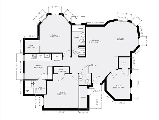 APT-1 - 1 Auburn Ct, Condo with 3 bedrooms, 2 bathrooms and null parking in Brookline MA | Image 16