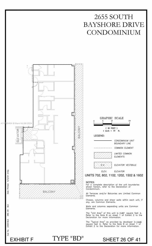 APT-1602 - 2655 S Bayshore Dr, Condo with 3 bedrooms, 5 bathrooms and null parking in Coconut Grove FL | Image 73