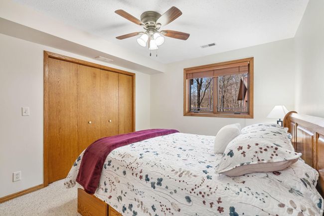 The lower level bedroom has a massive closet, perfect for your storage or guests who clearly want to stay too long. | Image 24