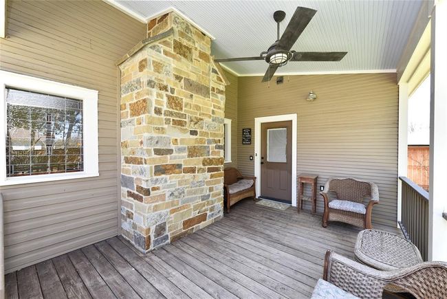 This is a view of the back porch for the Guest House. This whole property has been so well maintained. | Image 46