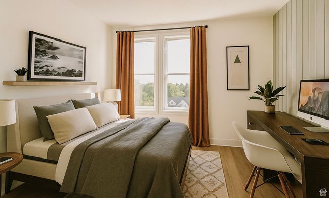 Secondary bedroom. Photos of the same floorplan; NOT ACTUAL HOME | Image 14