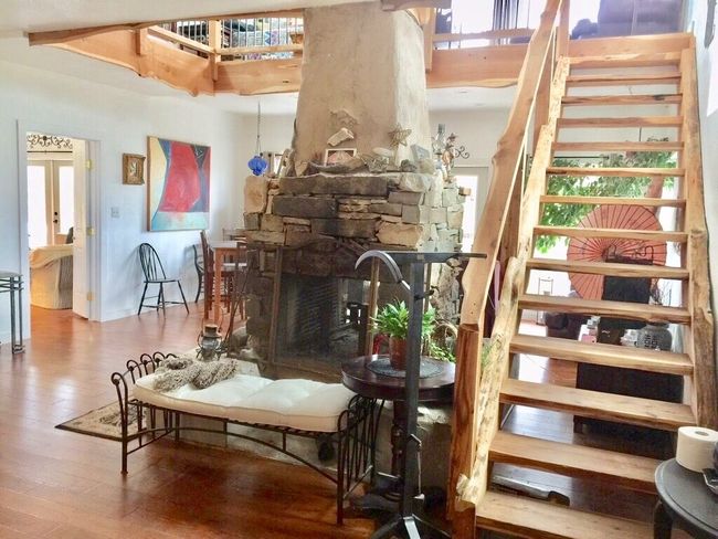 Stairs were milled from one large cedar and used to do trim and railing tops. | Image 7