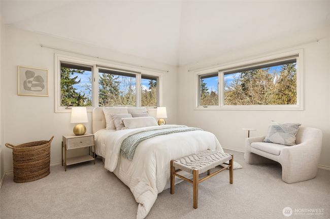 Second bedroom upstairs also boasts great natural light, new carpet and vaulted ceilings. | Image 32