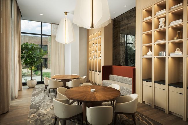 Dining room featuring expansive windows and wood-type flooring | Image 17