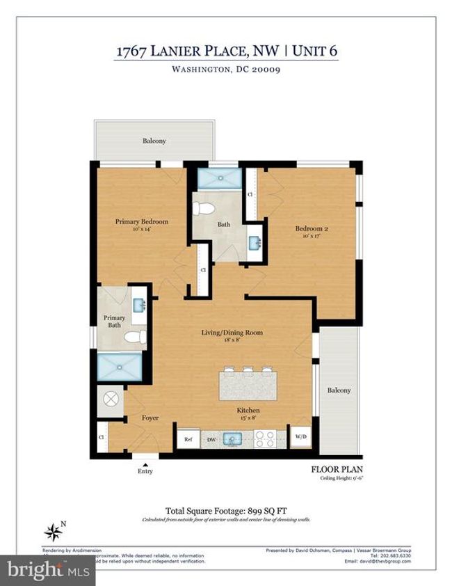 APT-6 - 1767 Lanier Pl Nw, Condo with 2 bedrooms, 2 bathrooms and null parking in WASHINGTON DC | Image 25