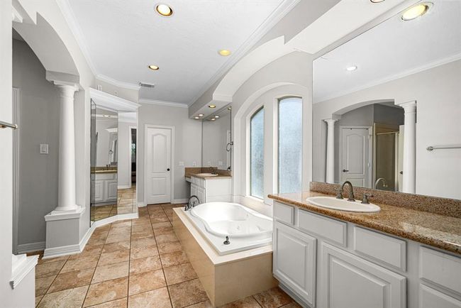 Luxuriously designed Primary Bathroom with Spa like Hot Tub | Image 19