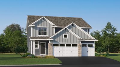 Exterior rendering of home, actual features may vary | Image 1