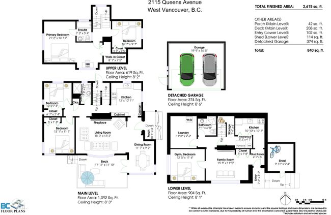 2115 Queens Avenue, House other with 5 bedrooms, 3 bathrooms and 4 parking in West Vancouver BC | Image 28
