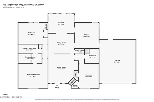 353 Stagecoach Way, Martinez, GA, 30907-3330 | Card Image