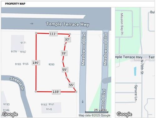 9050 Meadowood Blvd, TEMPLE TERRACE, FL, 33637-6520 | Card Image