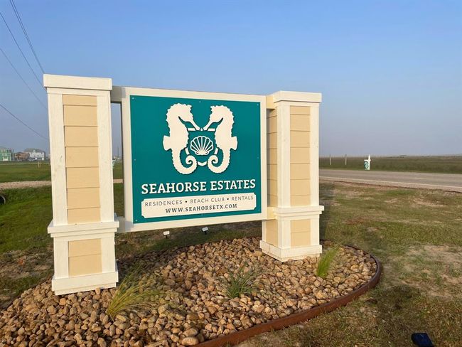 This beautifully crafted community sign marks the entrance to a coastal enclave like no other. Seahorse Estates blends elevated construction standards with resort-style amenities, nature preserves, and true beach-to-bay living—all less than an hour from Houston and minutes from Galveston. | Image 4