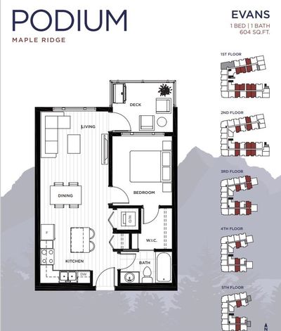 205 - 11655 Fraser St, Condo with 1 bedrooms, 1 bathrooms and 1 parking in Maple Ridge BC | Image 2