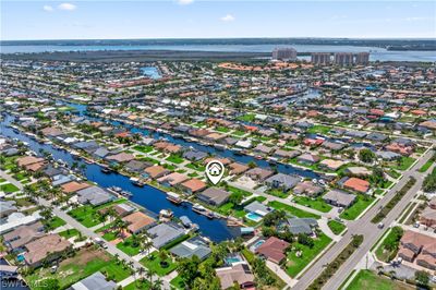 Aerial view featuring a water view and direct gulf access | Image 3