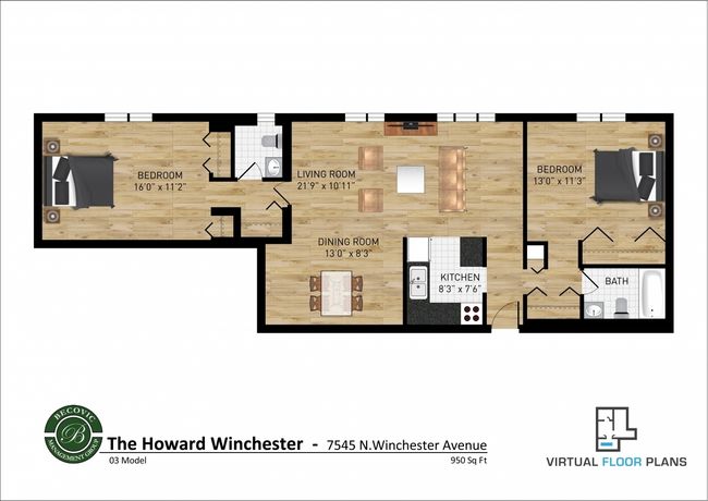 APT-403 - 7545 N Winchester Ave, Condo with 2 bedrooms, 2 bathrooms and 1 parking in Chicago IL | Image 11