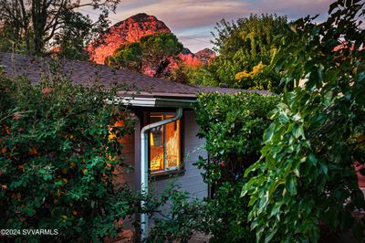 Red Rock Mountain views seen from front yard at Sunset | Image 3