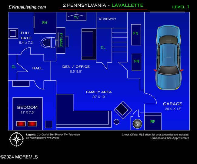 1 - 2 Pennsylvania Ave, House other with 5 bedrooms, 4 bathrooms and null parking in Lavallette NJ | Image 47