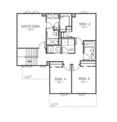 Floor Plan - Structural Options Added Include: 4th bedroom in place of a loft | Image 3