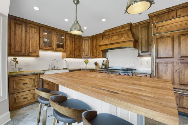 Butcher Blook Island & Granite Countertops | Image 15