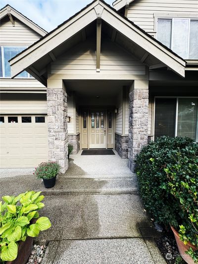 Main Floor Front Entry with stone columns. | Image 2