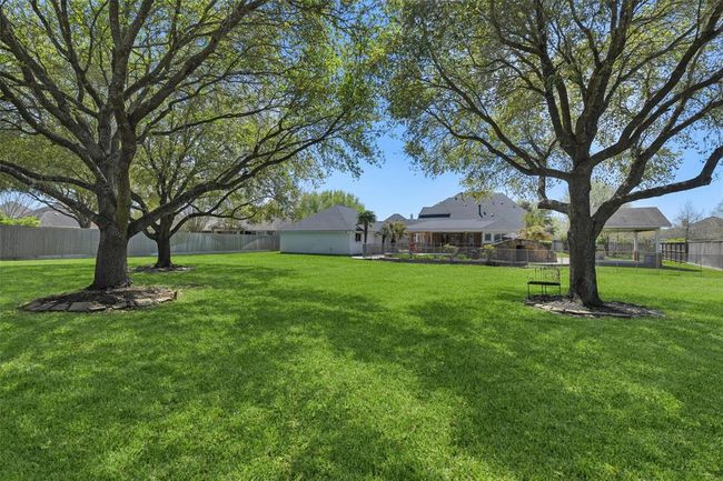 From the back fence to the pool! Wow! Lots of green space and what amazing trees! | Image 39