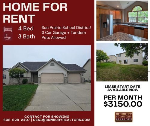 3177 Bookham Dr, Sun Prairie, WI, 53590-4587 | Card Image