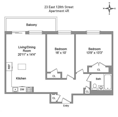 4r-23 E 128th St, New York, NY, 10035-1267 | Card Image