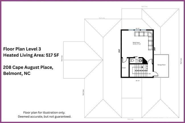 208 Cape August Pl, House other with 5 bedrooms, 5 bathrooms and null parking in Belmont NC | Image 48