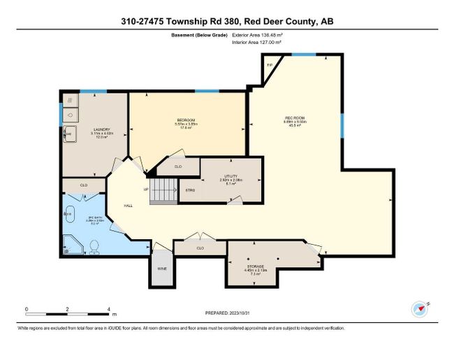 310 - 27475 Township Road 380, Home with 5 bedrooms, 3 bathrooms and 4 parking in Rural Red Deer County AB | Image 50