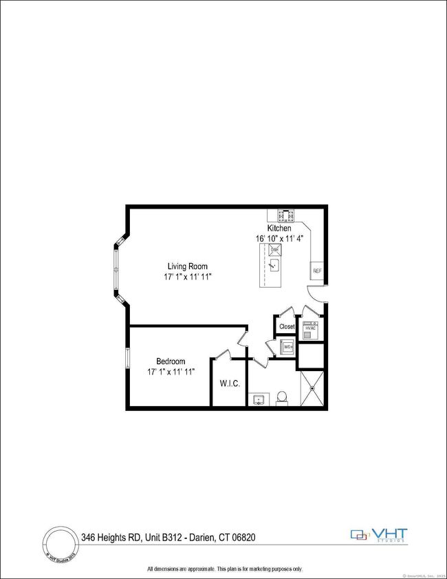 APT-312 - 340 Heights Rd, Condo with 1 bedrooms, 1 bathrooms and 1 parking in Darien CT | Image 9