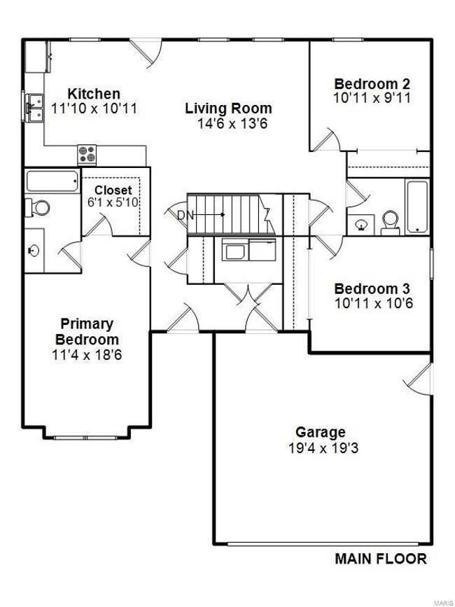 Empty room featuring baseboards, visible vents, and wood finished floors | Image 18