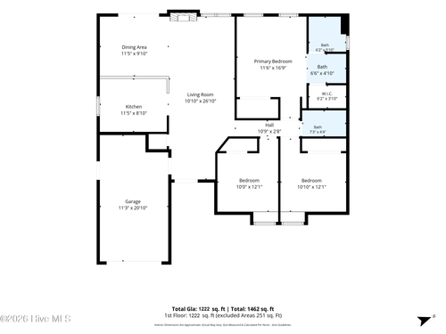 2606 Idlebrook Cir, Midway Park, NC, 28544-1618 | Card Image