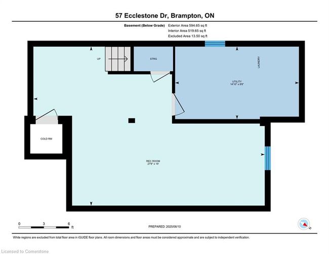 57 Ecclestone Dr, House other with 3 bedrooms, 2 bathrooms and 4 parking in Brampton ON | Image 46
