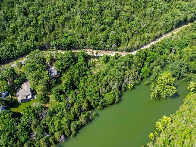 Bird's eye view of a nearby body of water and a forest | Image 9