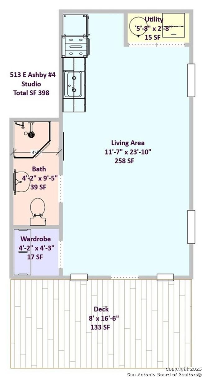 4 - 513 E Ashby Pl, Condo with 0 bedrooms, 1 bathrooms and null parking in San Antonio TX | Image 21