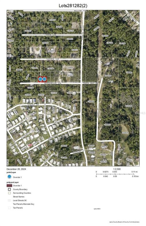 Lots 281 & 282 Brookside Circle, MOUNT DORA, FL, 32757 | Card Image