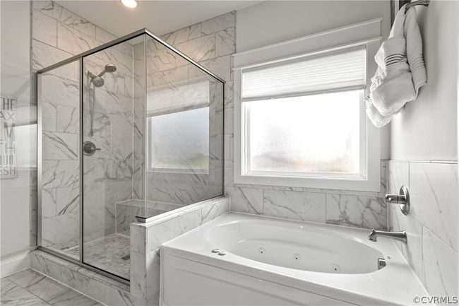 Bathroom with plus walk in shower and tile floors | Image 25